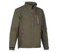 Percussion - Blouson de chasse vert marron Softshell Percussion