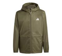 adidas Unisex Kinder RAIN JACKET, olive strata, 13-14 Years