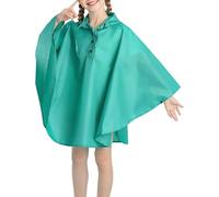 Veste Imperméable Enfant Cape De Pluie Unisexe légère Manteau Capuchon d'été doublé Cordon Serrage pour l'école les voyages, l'extérieur