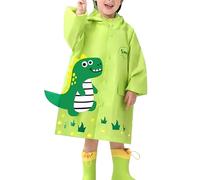 Veste Imperméable Enfant Cape De Pluie Unisexe Poncho Mignon Réutilisable avec Espace arrière Extensible pour Garçons Filles Velo Randonnée Bivouac Camping