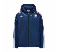 Kappa Sm Caen 24/25 Revertis Travel Junior Jacket Bleu 14 Years Enfants