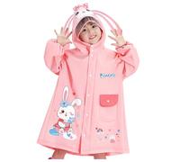 Veste Imperméable Enfant Unisexe Léger Vestes de Pluie Convient Impression Dessin animé Vêtements pour Velo Randonnée Bivouac Camping