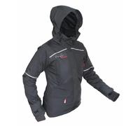 Veste imperméable équitation d'hiver femme Karlslund Askja Noir L
