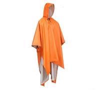 Veste imperméable facilement pliable avec fonctionnalités réglables, idéale pour les excursions d'une journée ou les aventures prolongées (orange)
