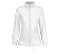 Veste imperméable femme B&C Sirocco - Blanc - Randonnée XL