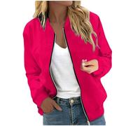 Veste Imperméable Femme De Pluie Manteaux Imperméables Saharienne Vest Gilet Élégant En Laine Tricotée Pour Bureau Coupe Vent Poncho Vestes Femmes D'été Rose vif M