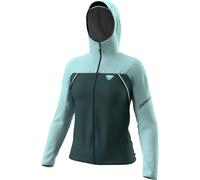 Dynafit Veste fine à capuche Alpine 3 couches bleu nuage gris foncé Femme L