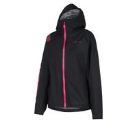 La Sportiva Veste imperméable femme Pocketshell ZARJ020 Noir/Hibiscus Rose M