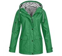 Veste Imperméable Femme Léger Veste de Pluie Manteau à Capuche Parka | Manteaux de Pluie Imperméable Camping Randonnée Toutes Saisons Plein Air Quotidien Travail Durable pour Femme Trench