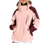 Veste Imperméable Femme Longue Coupe Vent Parka de Pluie avec Capuche Léger Manteau Mi Saison Vêtements Printemps Automne Vestes Zippé Chic Blousons d'Extérieur Camping Randonnée