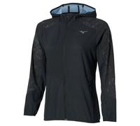 Mizuno Veste imperméable Active Alpha à capuche Femme Noir XL