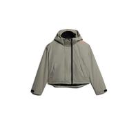 Superdry COAT CODE WINDCHEATER JACKET Willow Grey Grid 8 FEMME, Grille grise Willow, 36