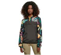 Veste imperméable femme Urban Classics Mixed - noir/jaune/bleu - S S