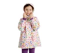 Veste Imperméable Fille 4 5 6 7 Ans - Manteau de Pluie Enfant Coupe Vent à Capuche Mi Saison - Vetements de Pluie Chic Elegant pour Sac à Dos (FR/ES, Âge, 4 ans, 5 ans, Taille normale, Fleurs)