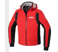Veste Imperméable Foil Spidi Hoodie Armor h2out Homme Rouge