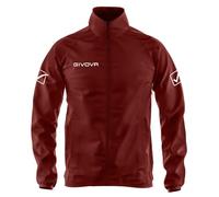 Veste imperméable - Givova - Basico - 100% polyester - Capuche amovible - Poches latérales L