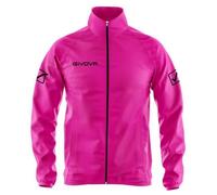 Veste imperméable Givova Basico - Fuxia - XL - Coupe-vent - Polyester - Football M