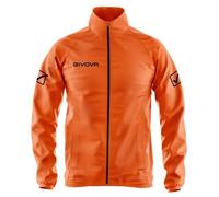 Veste imperméable - Givova - Basico - Orange fluo - Manches longues - Multisport XL