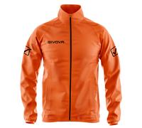 Givova Veste imperméable Basico Adulte Unisexe Orange fluo Taille L