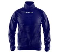 Veste imperméable Givova - Homme - Blue - Col côtelé - Taille élastique - Football XL