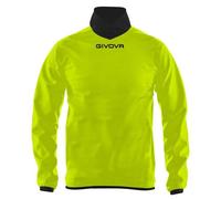 Veste imperméable Givova - Homme - Football - Col côtelé - Fluo yellow S