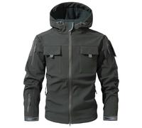 Veste Imperméable Homme Coupe Vent Homme Leger, Veste Softshell pour Homme imperméable Respirante légère Veste Fonctionnelle Ample décontractée Travail extérieur randonnée Automne Hiver