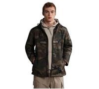 Veste imperméable homme Napapijri Rainforest - fantasy - XS - tissu respirant et doublure en maille