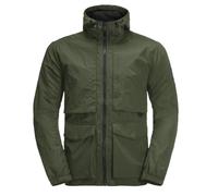 Veste imperméable Jack Wolfskin Lightsome Wander - Greenwood - XL - Homme - Randonnée - Coupe-vent et respirant XL