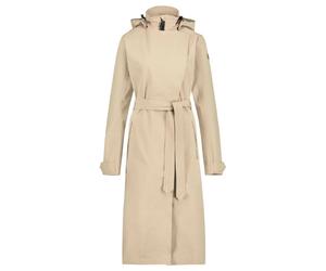 Veste imperméable long femme Agu Trench Coat Beige