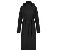 Veste imperméable long femme Agu Trench Coat Noir