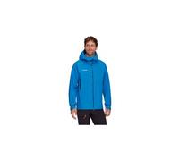 Veste impermeable mammut crater iv hs hooded bleu