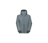 Veste impermeable mammut crater light hs hooded gris homme