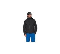 Veste impermeable mammut ducan hooded noir homme