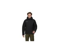 Veste impermeable mammut treeline thermo hooded noir homme