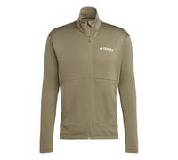ADIDAS TERREX Veste en polaire fonctionnelle olive / blanc, Taille L