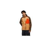Veste impermeable peak performance trail hipe 3l beige vert orange homme