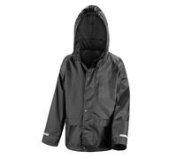 Veste Imperméable Pour Garçons Filles Enfant BLEU Ou NOIR Manteau De Pluie