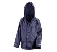 Veste Imperméable Pour Garçons Filles Enfant BLEU Ou NOIR Manteau De Pluie