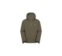 Veste impermeable rab downpour mountain vert homme