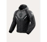 Veste imperméable REVIT Quantum 3 H2O en tissu noir et gris