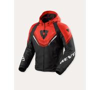 Veste imperméable REVIT Quantum 3 H2O en tissu noir et rouge