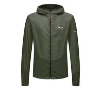 Veste à capuche Salewa Pedroc Wind Light vert olive - XL