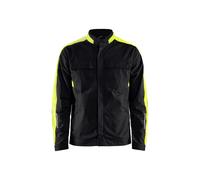 Blaklader 44441832 INDUSTRIE VESTE STRETCH, Noir/jaune, taille L