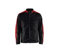Blaklader 44441832 INDUSTRIE VESTE STRETCH, noir/rouge, taille 4XL