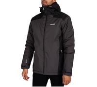 Regatta Veste technique à capuche Imperméable et isolante Thermo-Guard Thornridge II Veste à capuche Jackets Waterproof Insulated Homme Ash/Black FR: L (Taille Fabricant: L)