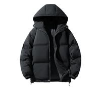 Veste isolée pour homme pour un froid extrême avec rembourrage chaud et design surdimensionné pour une liberté de mouvement maximale, un confort optimal, Noir , 3XL