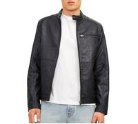 Jack & Jones Dylan Biker Leather Jacket Noir XL Homme