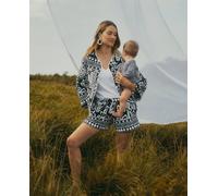 Veste jacquard matelassée java multico L