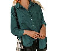 Veste Jean Femme Pas Cher A La Mode Manteau en Denim Over Size A Manche Longues Slim Fit Hiver Blouson Femme Grand Taille Veste en Jean Vintage Blouson en Jean Mi-Saison Revers Denim Jacket