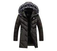 Veste Jott Homme Amovible Capuchon Warm Manteaux Longues Thick Matelassée Coton Outerwear Parka Hiver Outdoor Zippée Blouson Doudoune